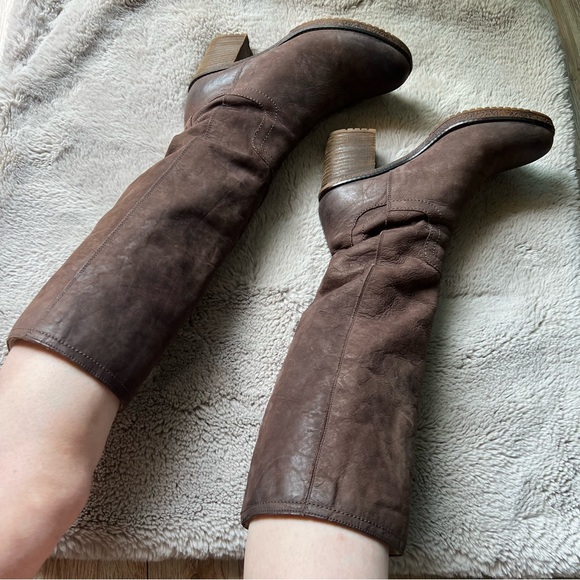 Carvela by Kurt Geiger Brown Knee-High Women's Boots Heels Sz 39 US 8.5 - Picture 13 of 14